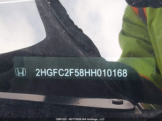 Продаж на аукціоні авто 2017 Honda Civic Lx, vin: 2HGFC2F58HH010168, номер лоту: 12681223