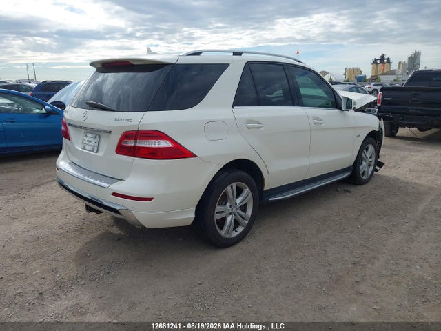 Продажа на аукционе авто 2012 Mercedes-benz Ml 350 Bluetec, vin: 4JGDA2EB8CA037070, номер лота: 12681241