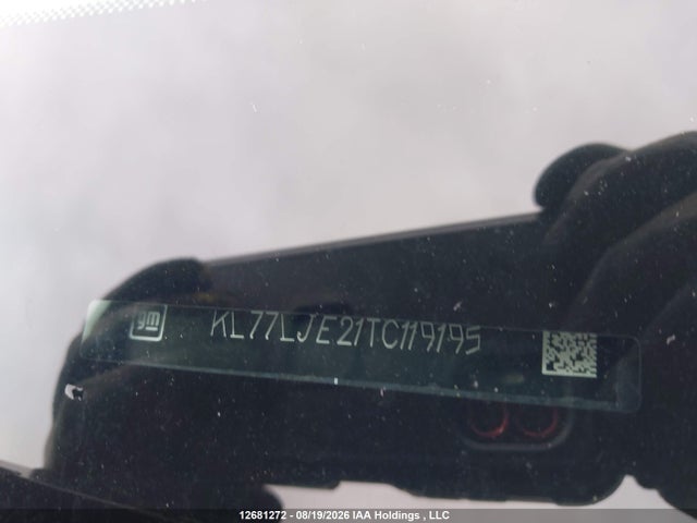 KL77LJE21TC119195 Chevrolet Trax 2rs Fwd