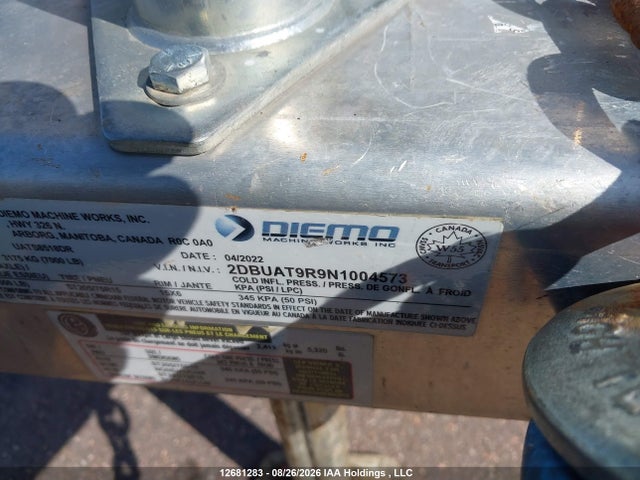 2DBUAT9R9N1004573 Stronghaul Aluminum Utility Trailer