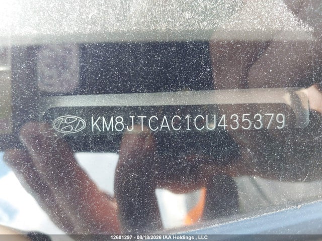 12681297 :رقم المزاد ، KM8JTCAC1CU435379 vin ، 2012 Hyundai Tucson Gl مزاد بيع