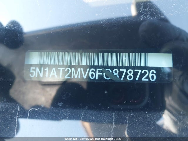 5N1AT2MV6FC878726 Nissan Rogue S/sl/sv