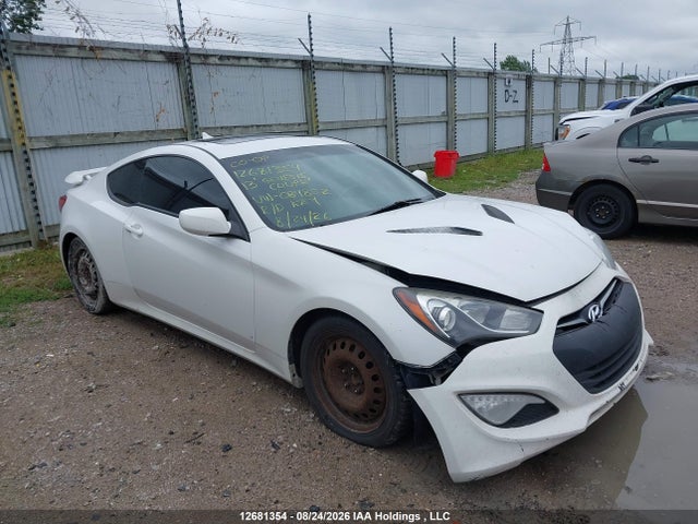 2013 Hyundai Genesis Coupe 2.0t მანქანა იყიდება აუქციონზე, vin: KMHHT6KD8DU084852, აუქციონის ნომერი: 12681354