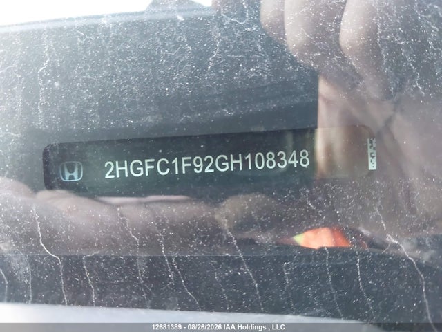 Honda Civic Touring 2016 2HGFC1F92GH108348 Image 9