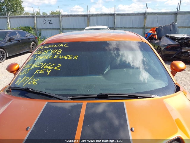 12681418 :رقم المزاد ، 2B3CJ4DG2BH601662 vin ، 2011 Dodge Challenger مزاد بيع