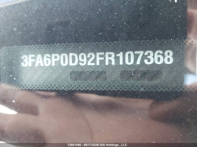 Aukcja sprzedaży 2015 Ford Fusion Titanium, vin: 3FA6P0D92FR107368, numer aukcji: 12681446