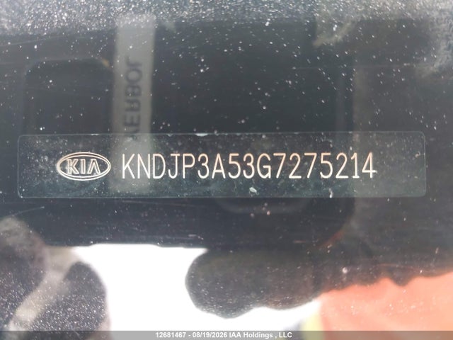 KNDJP3A53G7275214 KIA Soul Energy Edition/ex/ex+/ex+ Eco/sport Special Edition/sx/sx Luxury/urban Special Edition