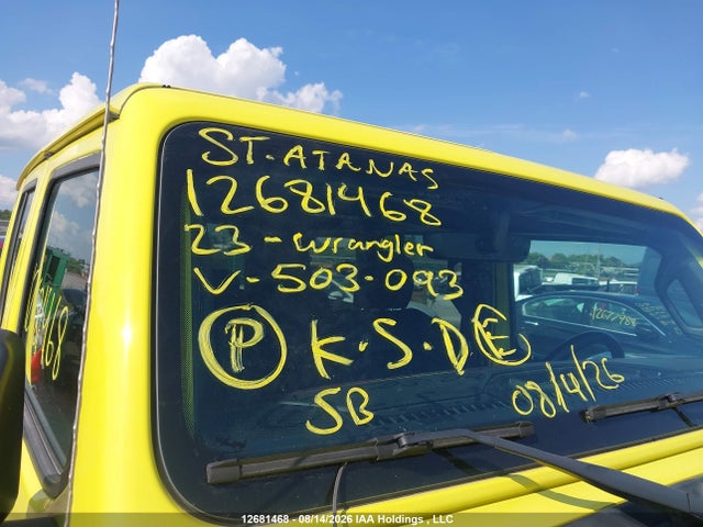 Продажа на аукционе авто 2023 Jeep Wrangler 4-door Rubicon, vin: 1C4JJXFG7PW503093, номер лота: 12681468