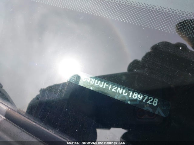 Aukcja sprzedaży 2022 Dodge Durango Pursuit/enforcer, vin: 1C4SDJFT2NC189728, numer aukcji: 12681487