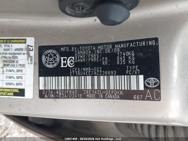 Продажа на аукционе авто 2010 Toyota Corolla S/le/xle, vin: 2T1BU4EE7AC236693, номер лота: 12681488