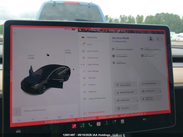 Продажа на аукционе авто 2018 Tesla Model 3, vin: 5YJ3E1EAXJF028574, номер лота: 12681497