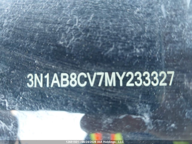 12681501 :رقم المزاد ، 3N1AB8CV7MY233327 vin ، 2021 Nissan Sentra Sv مزاد بيع