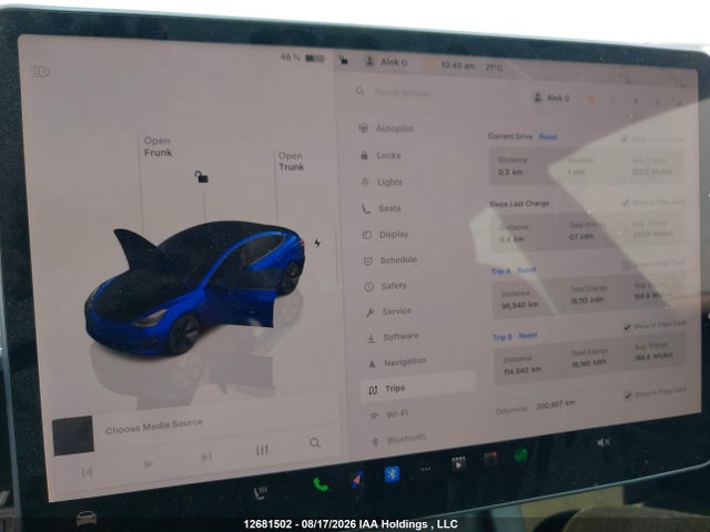 Tesla MODEL 3 2022 5YJ3E1EB9NF295526 Image 7