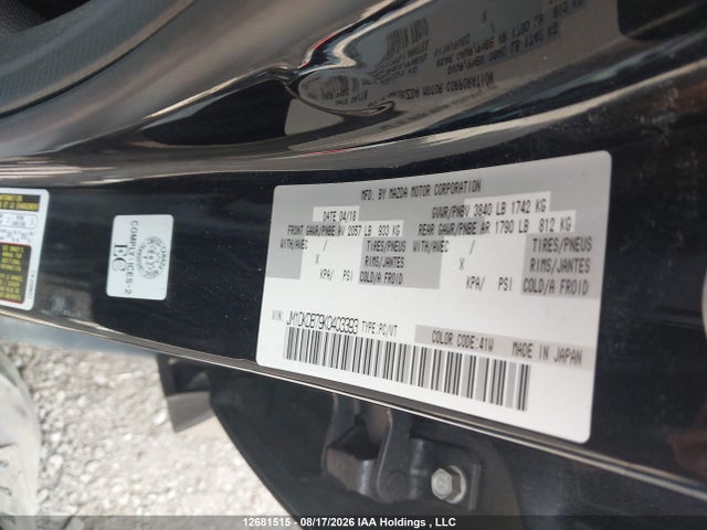 Mazda Cx-3 Sport 2019 JM1DKDB79K0403393 Image 9