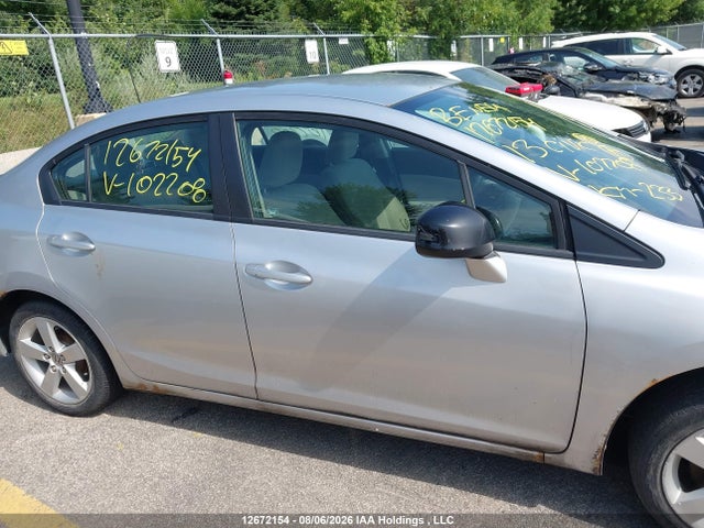 12672154 :رقم المزاد ، 2HGFB2F4XDH102208 vin ، 2013 Honda Civic Lx مزاد بيع