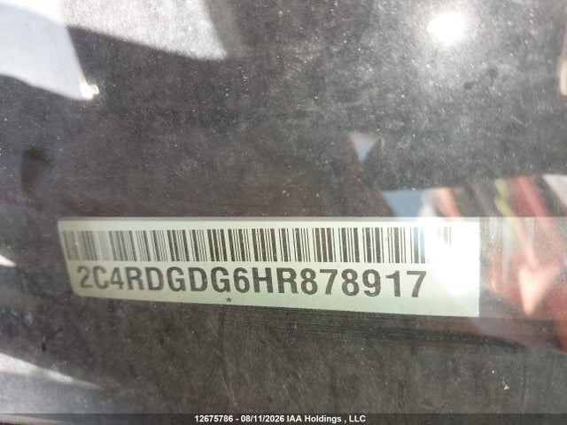 Продажа на аукционе авто 2017 Dodge Grand Caravan Crew, vin: 2C4RDGDG6HR878917, номер лота: 12675786