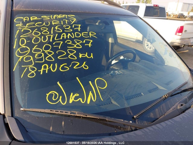 Продажа на аукционе авто 2010 Mitsubishi Outlander Ls, vin: JA4JT3AX4AZ607387, номер лота: 12681537