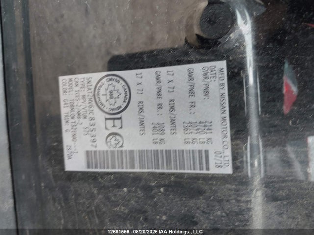 5N1AT2MV6JC835397 Nissan Rogue Midnight Edition/s/sl/sl W/propilot Assist/sv