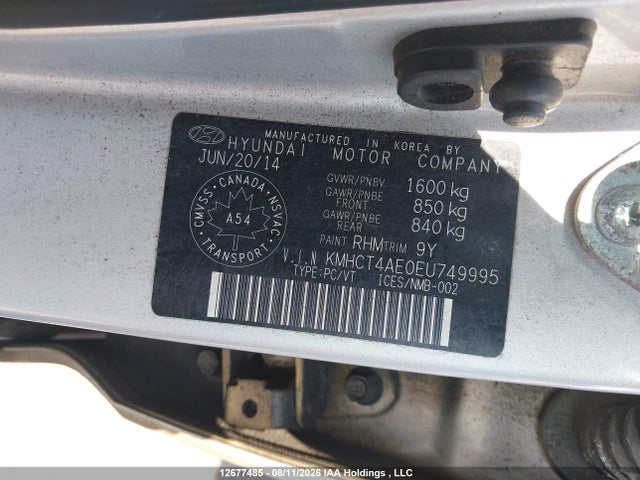 Hyundai ACCENT GL 2014 KMHCT4AE0EU749995 Image 18