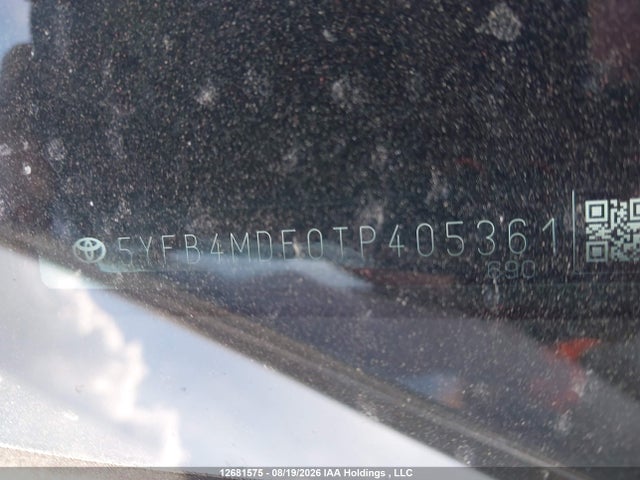 Aukcja sprzedaży 2026 Toyota Corolla, vin: 5YFB4MDE0TP405361, numer aukcji: 12681575