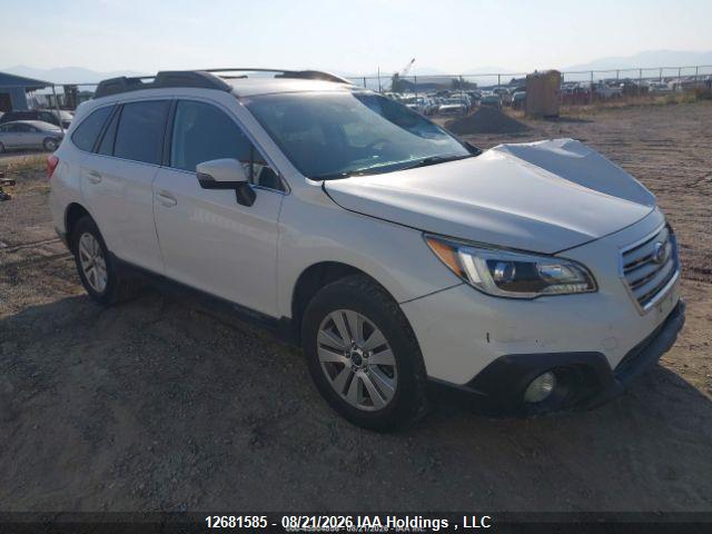 12681585 :رقم المزاد ، 4S4BSCDC5F3201730 vin ، 2015 Subaru Outback 2.5i Premium مزاد بيع