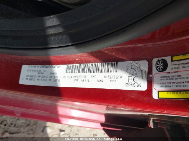 Продаж на аукціоні авто 2011 Chrysler 200, vin: 1C3BC4FB9BN502712, номер лоту: 12681599
