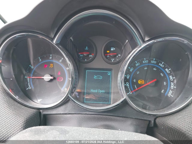 12660109 :رقم المزاد ، 1G1PM5SC7C7365545 vin ، 2012 Chevrolet Cruze Lt Turbo مزاد بيع