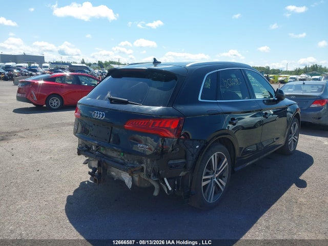 12666587 :رقم المزاد ، WA1ENAFY5J2004829 vin ، 2018 Audi Q5 2.0t Progressiv مزاد بيع