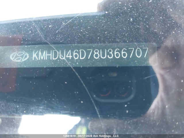 Aukcja sprzedaży 2008 Hyundai Elantra Gls/se, vin: KMHDU46D78U366707, numer aukcji: 12681619