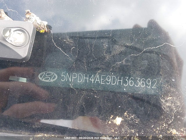 Продаж на аукціоні авто 2013 Hyundai Elantra Gls/limited, vin: 5NPDH4AE9DH363692, номер лоту: 12681663