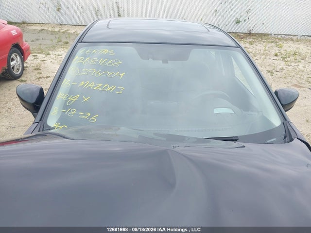 Aukcja sprzedaży 2016 Mazda 3 Touring, vin: JM1BM1W34G1296004, numer aukcji: 12681668