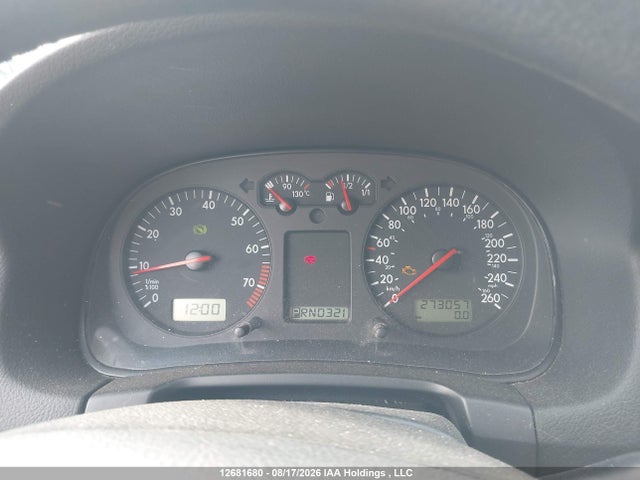 12681680 :رقم المزاد ، 9BWGK61J724047952 vin ، 2002 Volkswagen Golf Gls 2.0l مزاد بيع