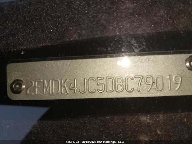 2013 Ford Edge Sel მანქანა იყიდება აუქციონზე, vin: 2FMDK4JC5DBC79019, აუქციონის ნომერი: 12681703