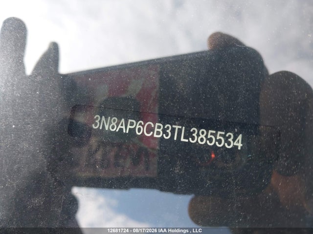 12681724 :رقم المزاد ، 3N8AP6CB3TL385534 vin ، 2026 Nissan Kicks Sv مزاد بيع