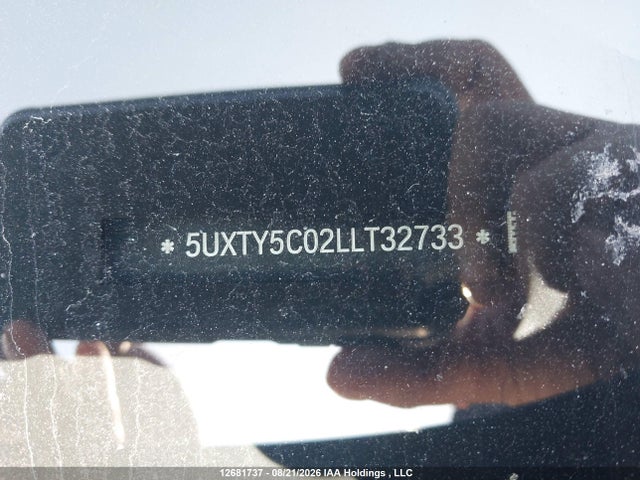 12681737 :رقم المزاد ، 5UXTY5C02LLT32733 vin ، 2020 Bmw X3 Xdrive30i مزاد بيع