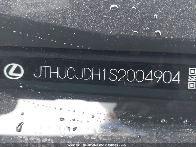 2025 Lexus Ux 300h მანქანა იყიდება აუქციონზე, vin: JTHUCJDH1S2004904, აუქციონის ნომერი: 12681781