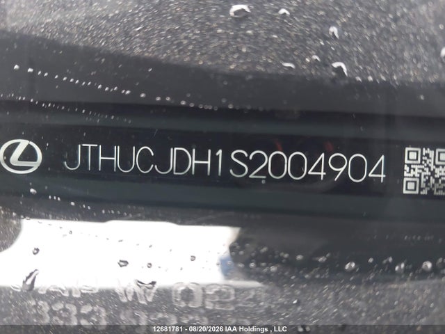 2025 Lexus Ux 300h მანქანა იყიდება აუქციონზე, vin: JTHUCJDH1S2004904, აუქციონის ნომერი: 12681781