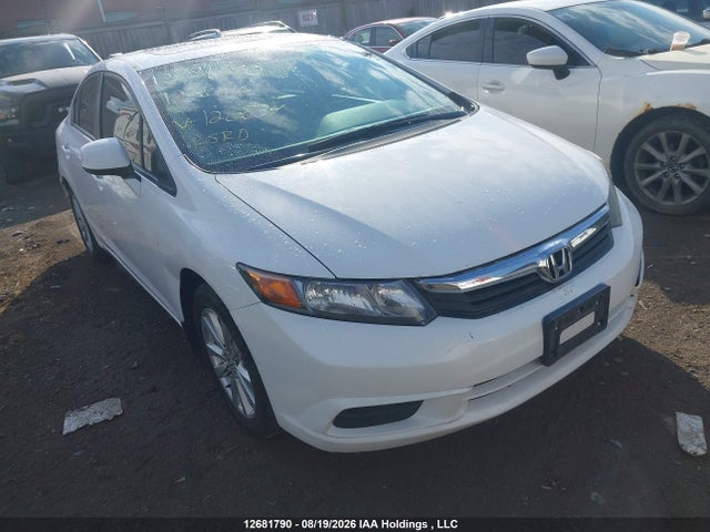 12681790 :رقم المزاد ، 2HGFB2F91CH120834 vin ، 2012 Honda Civic Exl مزاد بيع