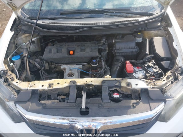 12681790 :رقم المزاد ، 2HGFB2F91CH120834 vin ، 2012 Honda Civic Exl مزاد بيع