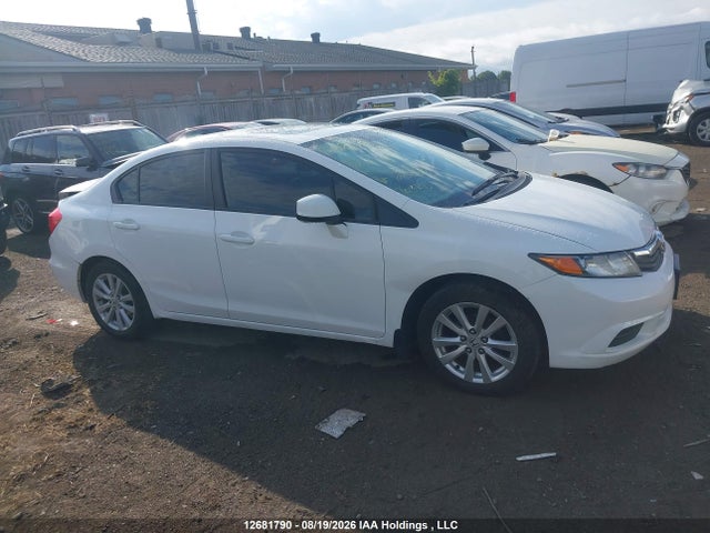 12681790 :رقم المزاد ، 2HGFB2F91CH120834 vin ، 2012 Honda Civic Exl مزاد بيع
