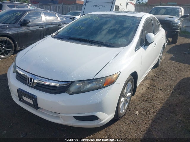 12681790 :رقم المزاد ، 2HGFB2F91CH120834 vin ، 2012 Honda Civic Exl مزاد بيع