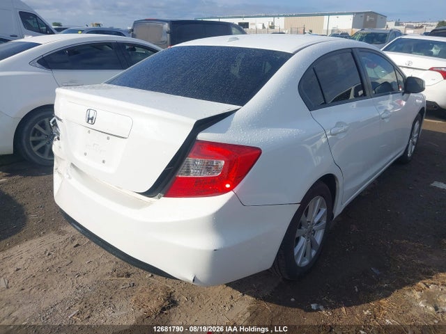 12681790 :رقم المزاد ، 2HGFB2F91CH120834 vin ، 2012 Honda Civic Exl مزاد بيع