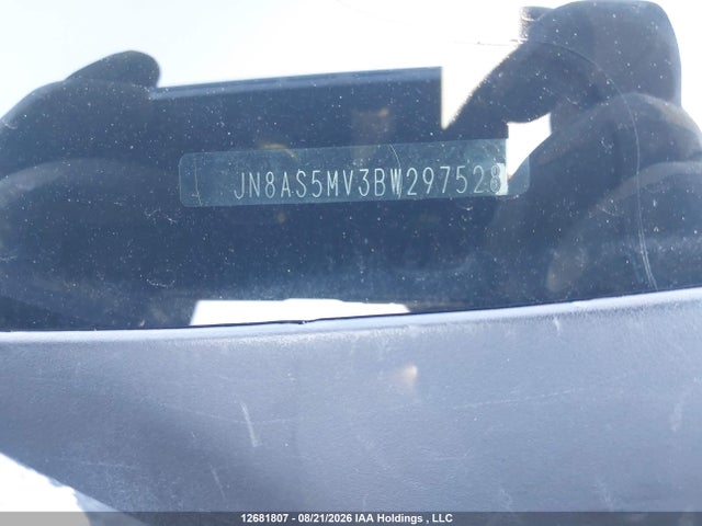 Aukcja sprzedaży 2011 Nissan Rogue Sv, vin: JN8AS5MV3BW297528, numer aukcji: 12681807