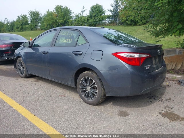 12681825 :رقم المزاد ، 2T1BURHEXGC531000 vin ، 2016 Toyota Corolla S مزاد بيع