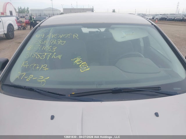 2009 Dodge Avenger Sxt/r/t მანქანა იყიდება აუქციონზე, vin: 1B3LC56D89N511663, აუქციონის ნომერი: 12681830