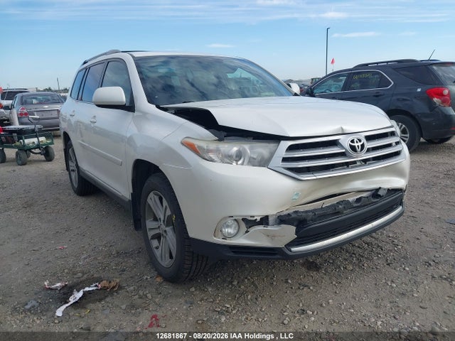 12681867 :رقم المزاد ، 5TDBK3EH4CS142890 vin ، 2012 Toyota Highlander V6 مزاد بيع