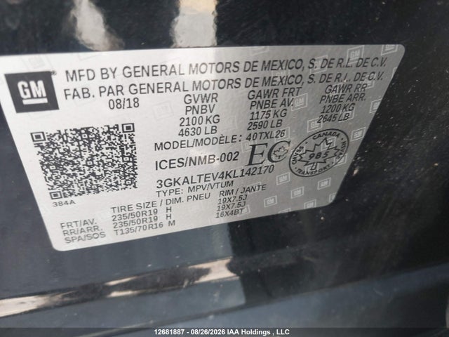 GMC Terrain 2019 3GKALTEV4KL142170 Image 18