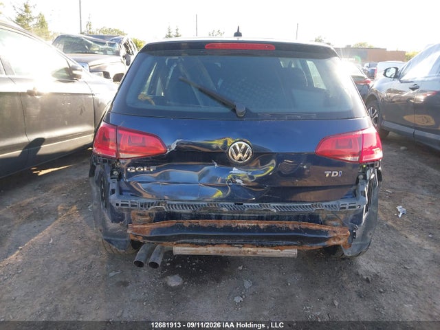 2015 Volkswagen Golf 2.0 Tdi Comfortline/2.0 Tdi Highline/2.0 Tdi Trendline მანქანა იყიდება აუქციონზე, vin: 3VW2A7AU5FM017489, აუქციონის ნომერი: 12681913