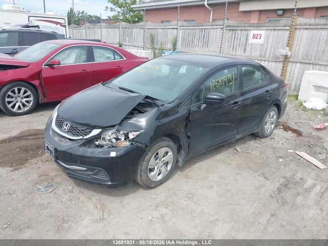Honda Civic Lx 2014 2HGFB2F43EH046596 Image 2