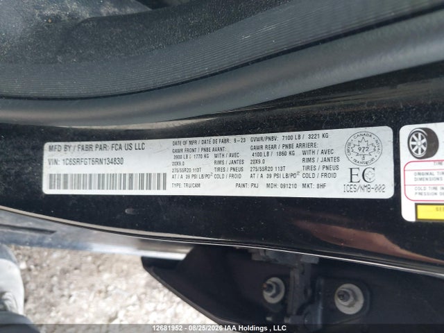 RAM 1500 2024 1C6SRFGT6RN134830 Image 9